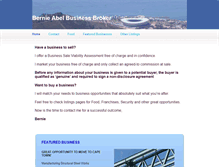 Tablet Screenshot of bernieabelassociates.com